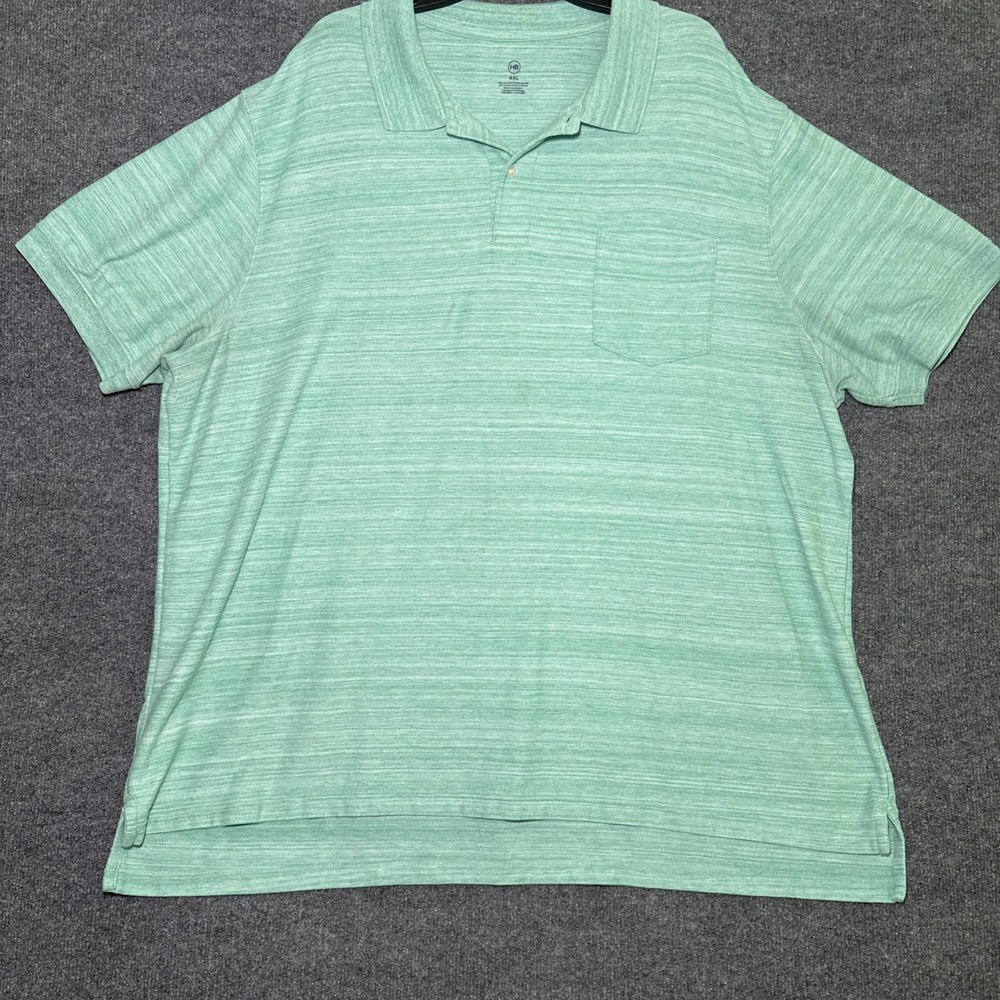 Hb Men's 4XL Polo Shirt 100% Cotton W/ Pocket
